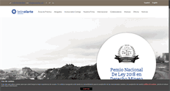 Desktop Screenshot of leonolarte.com